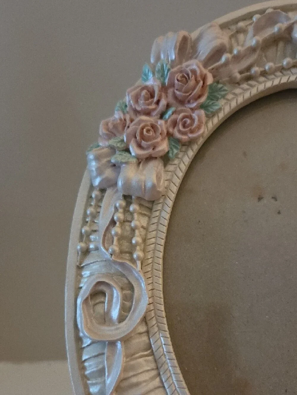 Ceramic Floral Photo Frame